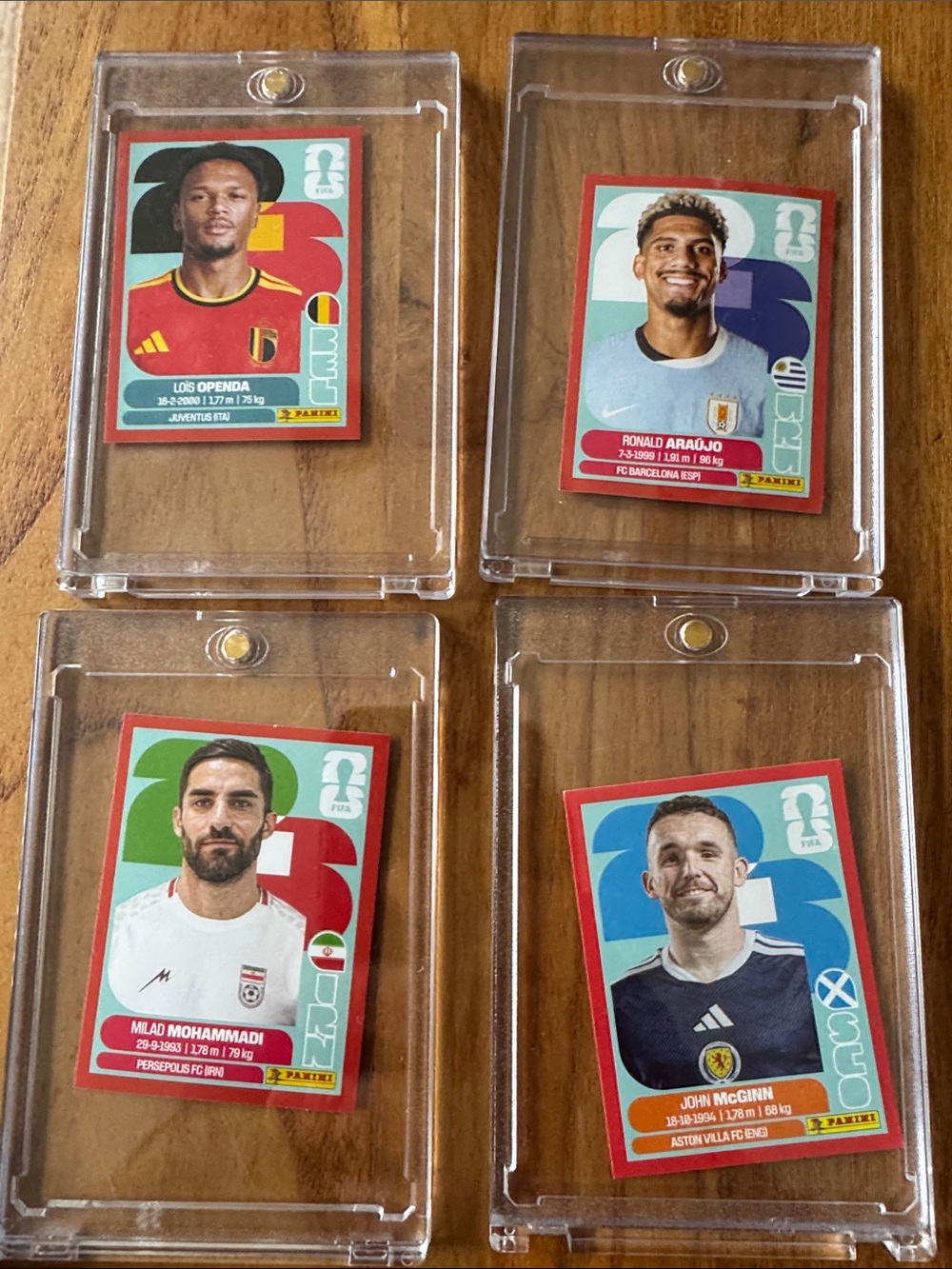 FIFA World Cup Panini Stickers *red border*